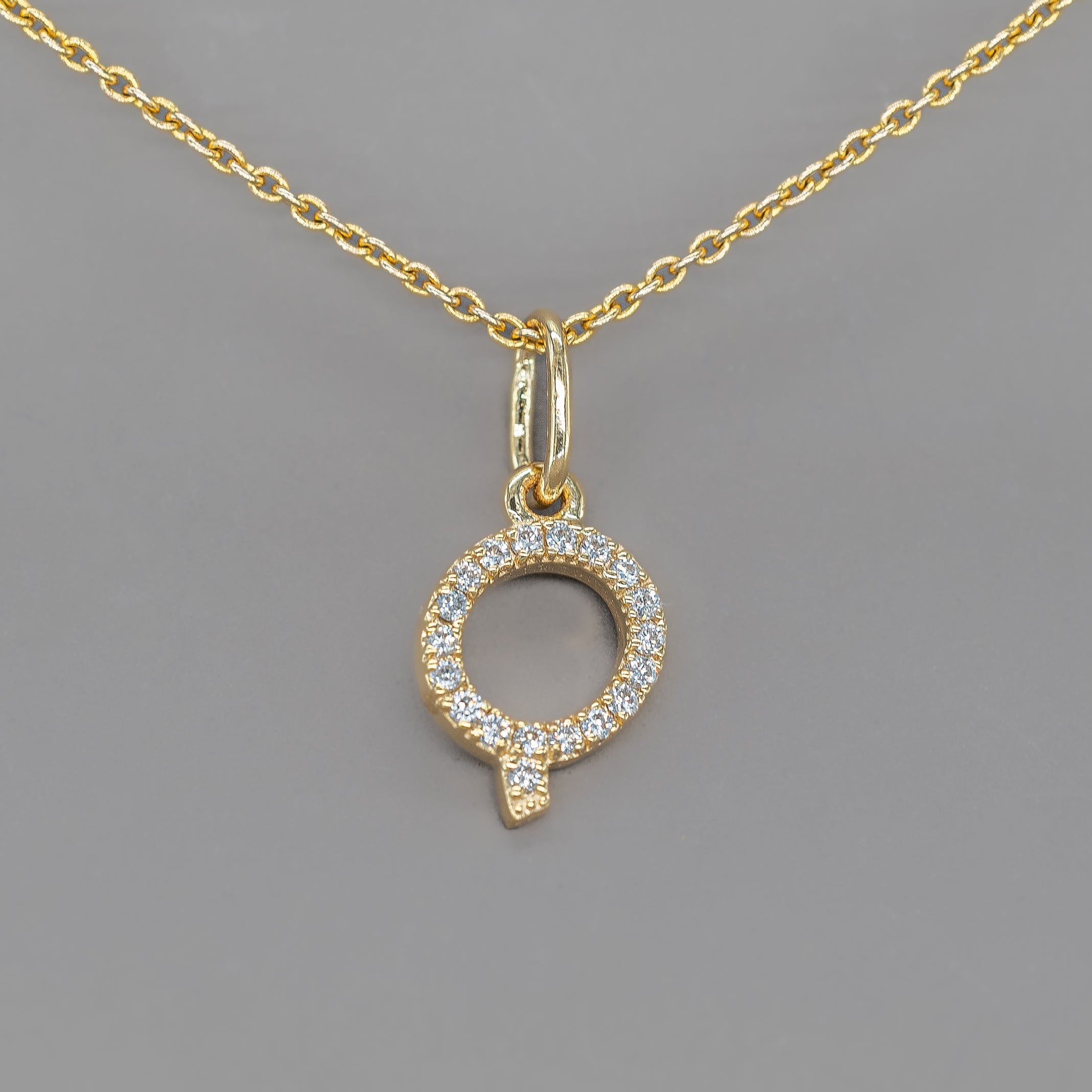 LETTER CHARM FOR NECKLACE